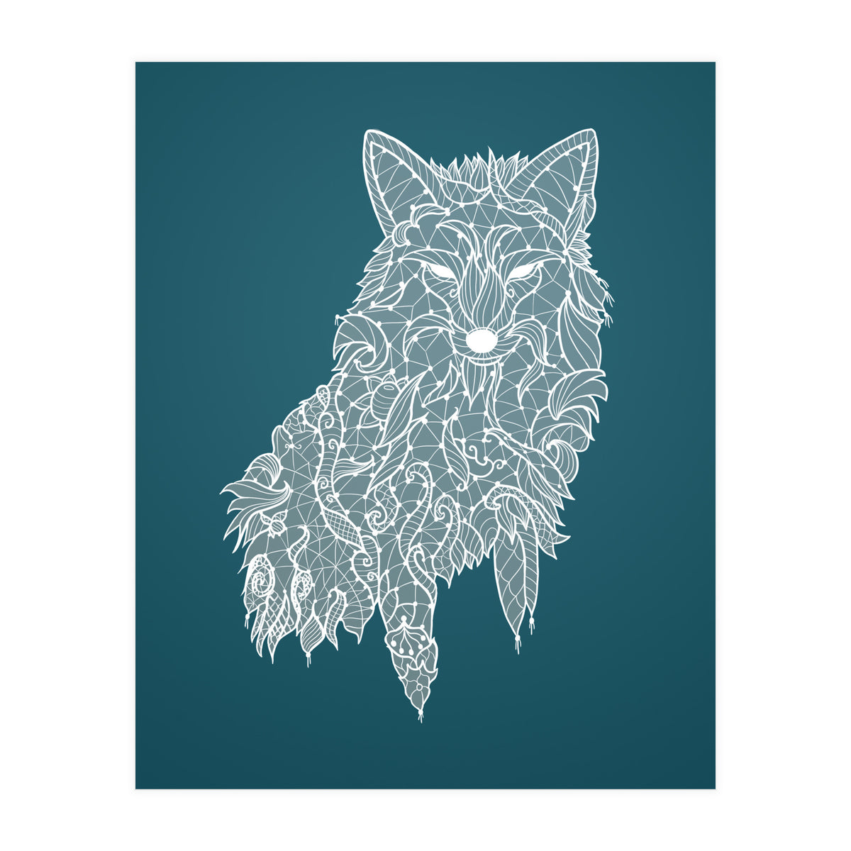 Lace Fox (Print Only)