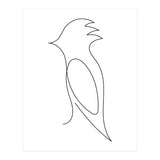 One Line Art Bird (Print Only) thumbnail