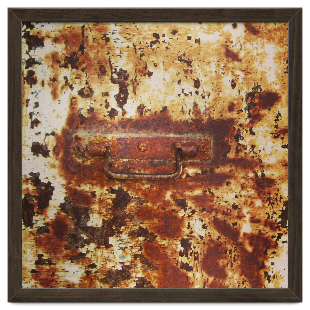Rusty metal door