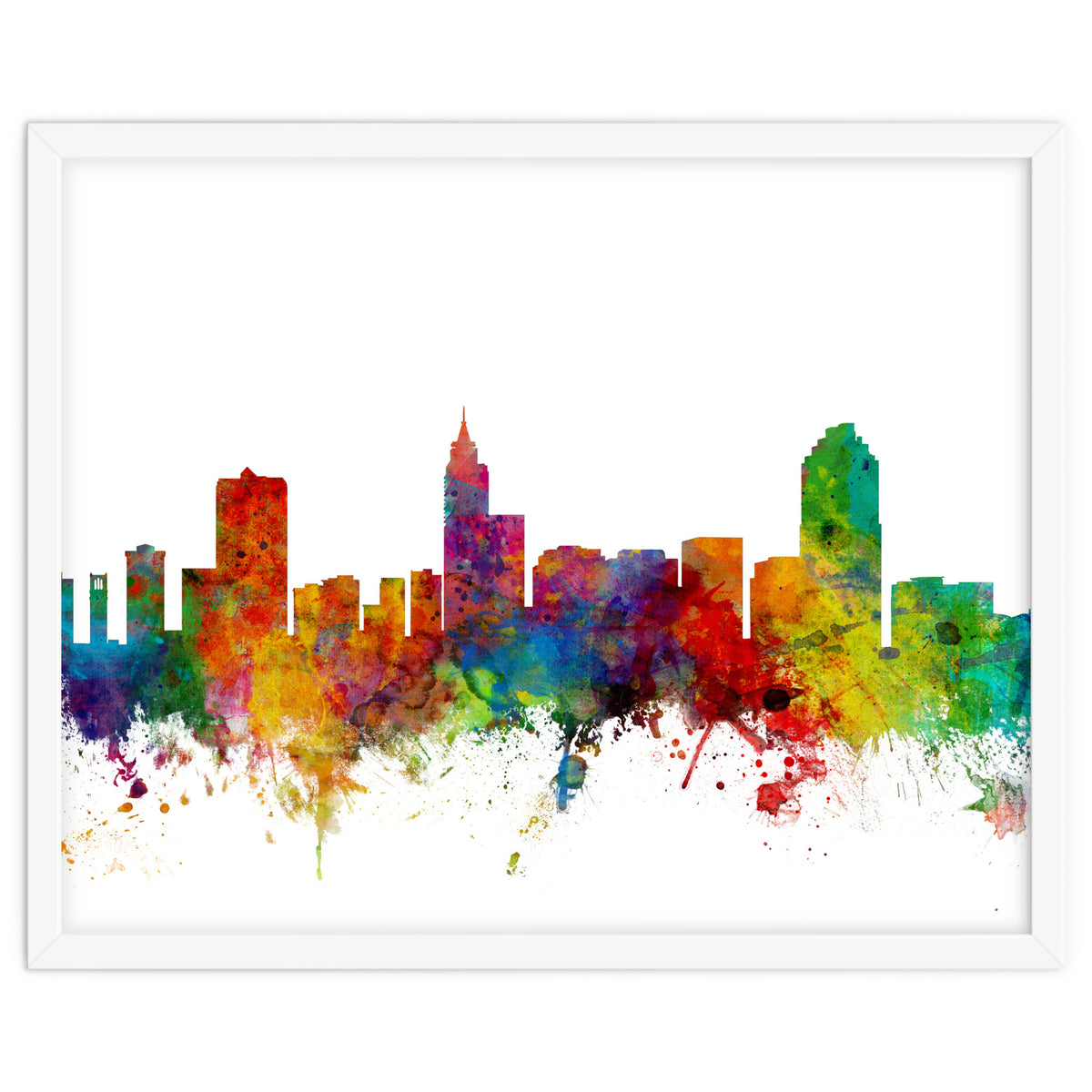 Raleigh North Carolina Skyline