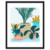 Little House Plants | Pastel Botanical Nature Plant Pots | Bohemian Cute Chic Palm Modern thumbnail