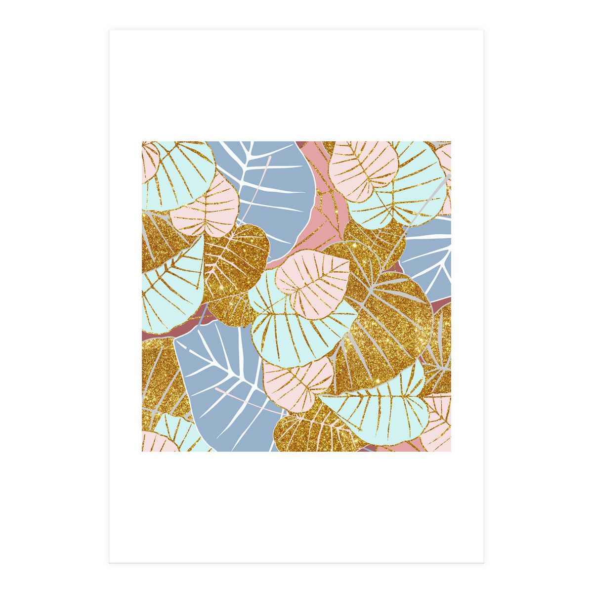 Floral Gold (Print Only)