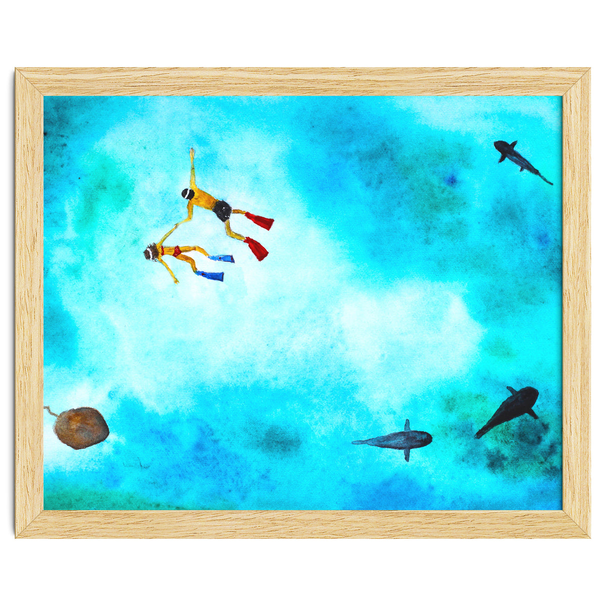 One summer day || watercolor