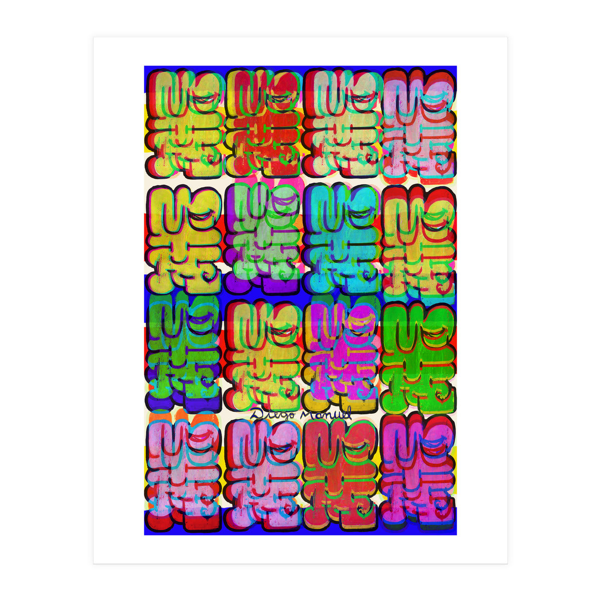 Graffitis 2021 Tapiz 125 (Print Only)