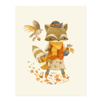 Rebecca The Radish Raccoon (Print Only)