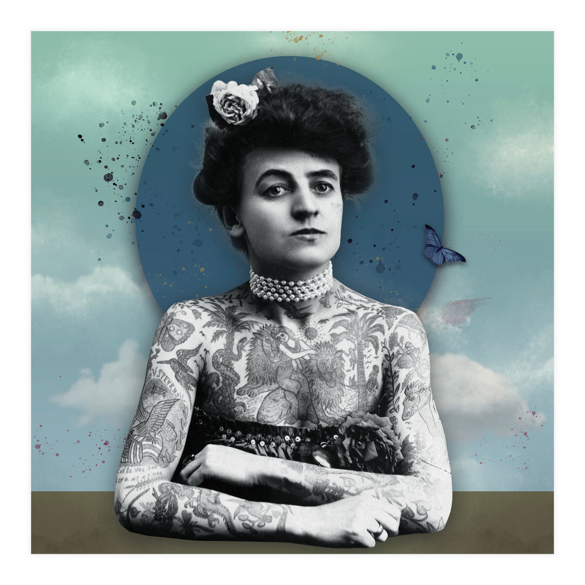 woman Tatoo (Print Only)