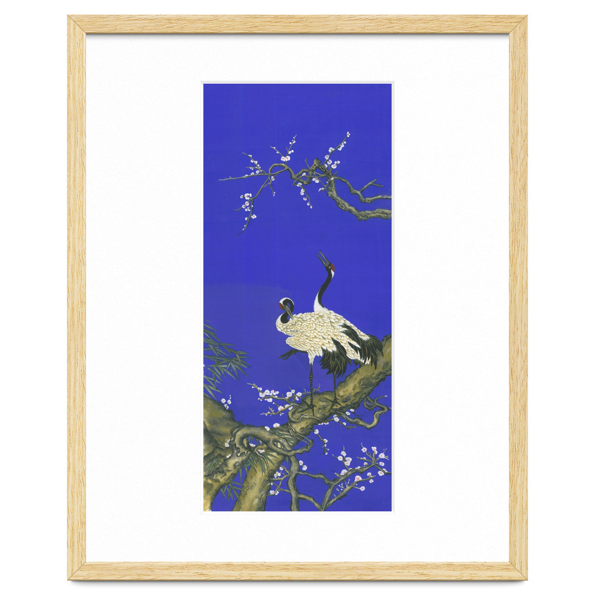 Cranes & Peach Blossom