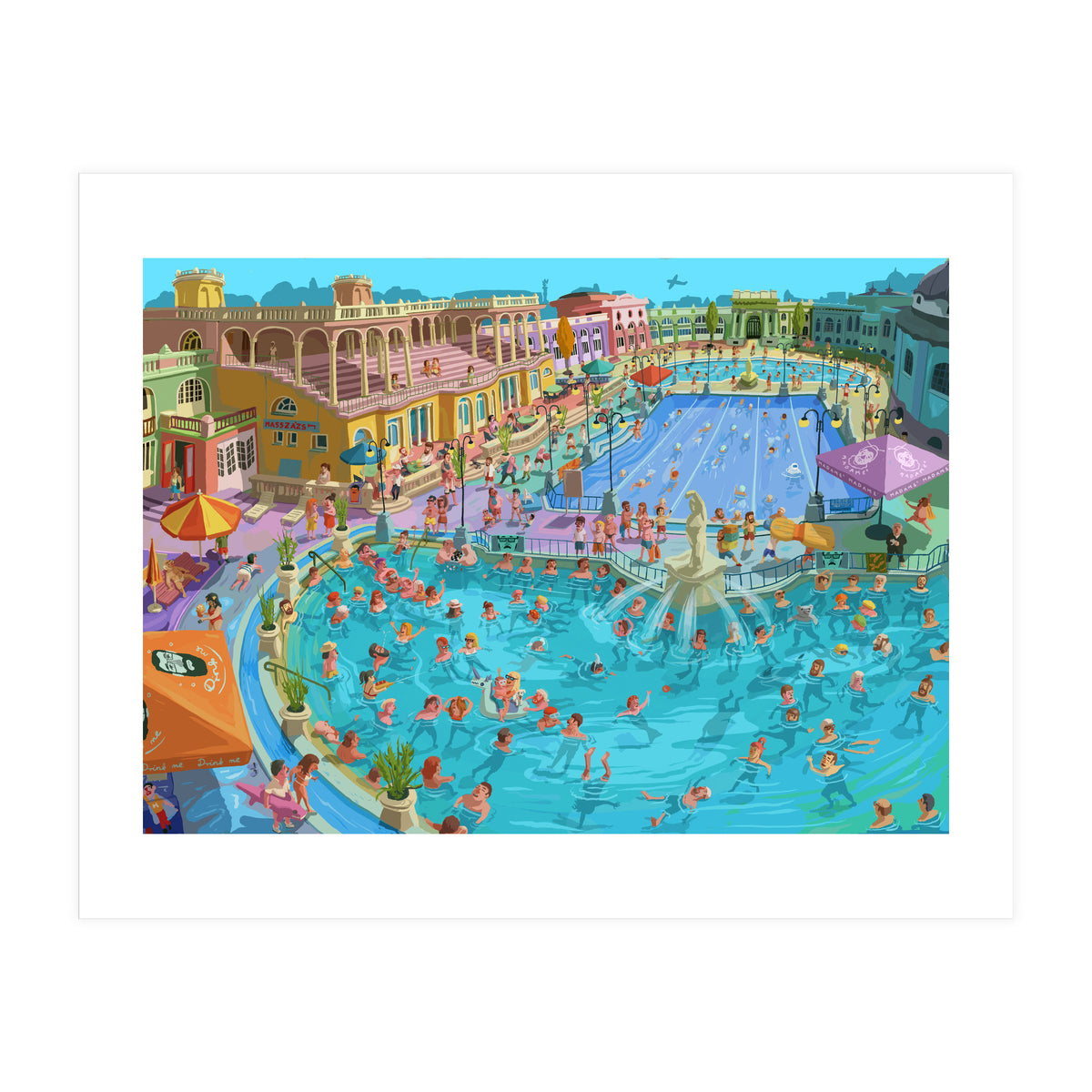 Szechenyi Thermal Spa, Budapest NC2 (Print Only)