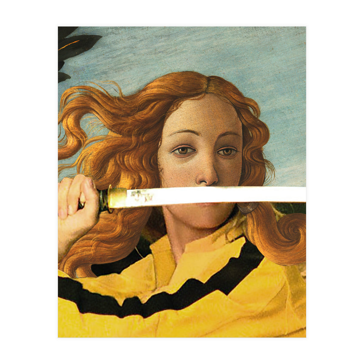Venus of Sandro Botticelli and Beatrix Kiddo from Kill Bill (Print Only)