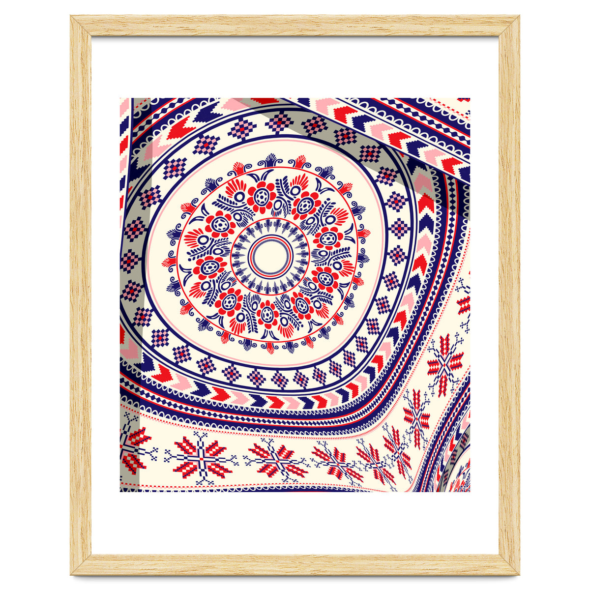 Romanian embroidery background 22