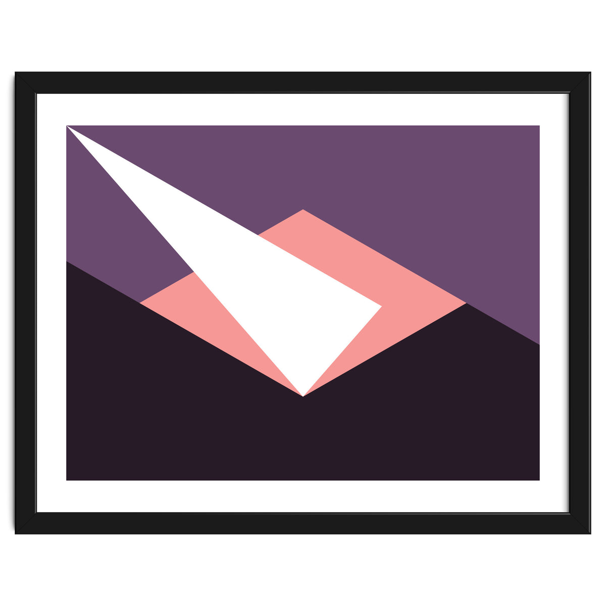 Geometric Shapes No. 59 - pink & purple