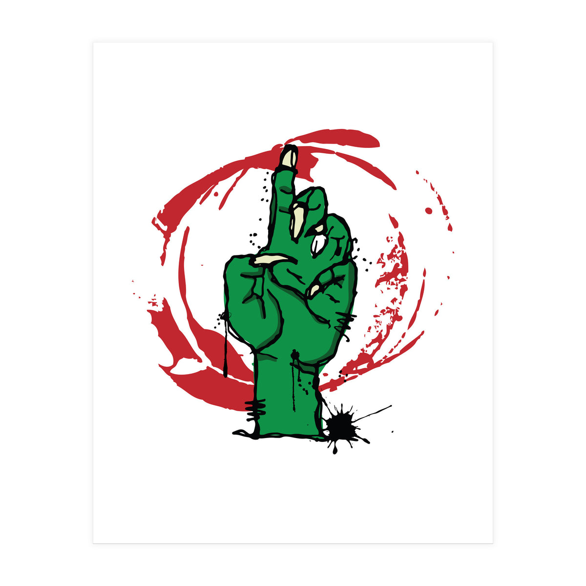 Zombie Hand (Print Only)