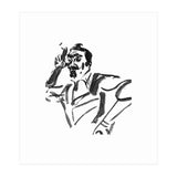 Artist and painting (Print Only) thumbnail