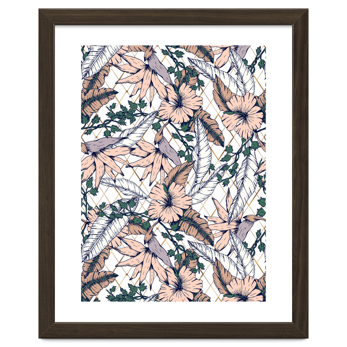 Exotic flowering and pattern geometric