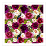 Water Colour Rose Pattern (Print Only) thumbnail
