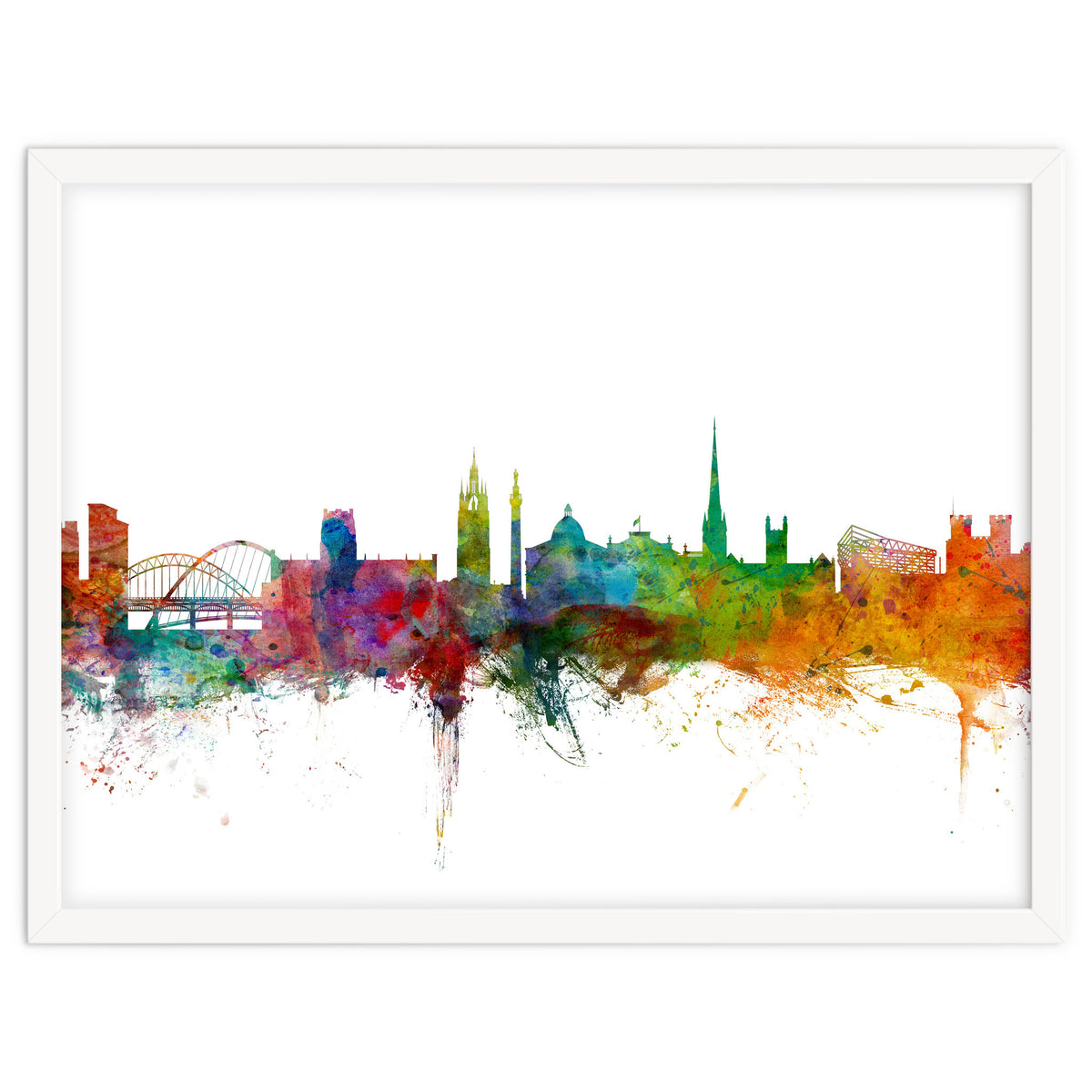 Newcastle England Skyline