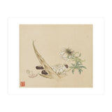 Wang Chengyu ~flowers, Vegetables, Lilies, Bamboo Shoots, Leaves, Mushrooms, Vegetables (Print Only) thumbnail