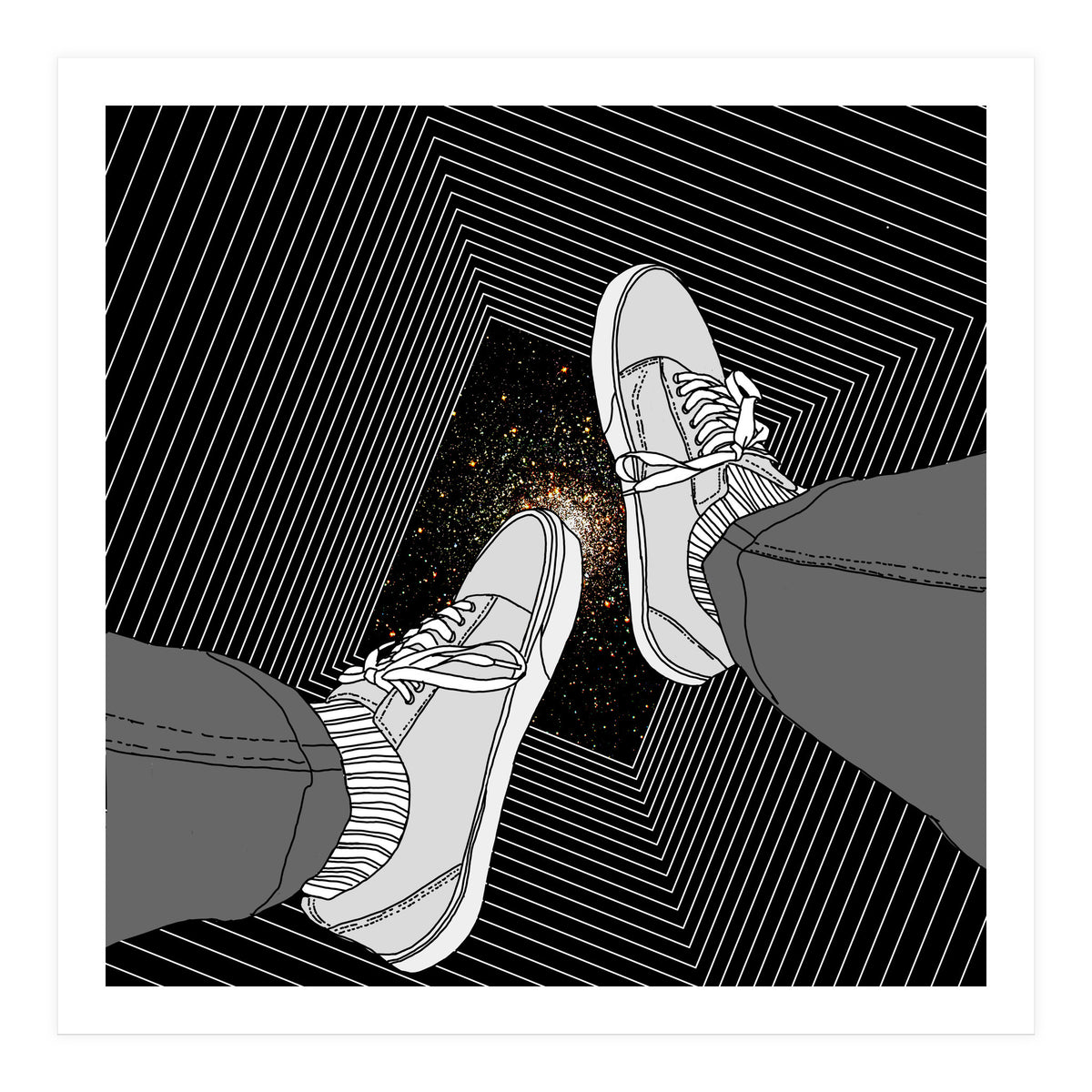 Falling into Abyss (Print Only)