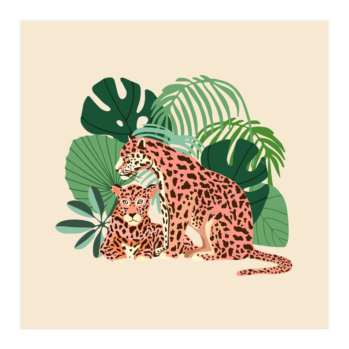 Blush Jaguars (Print Only)