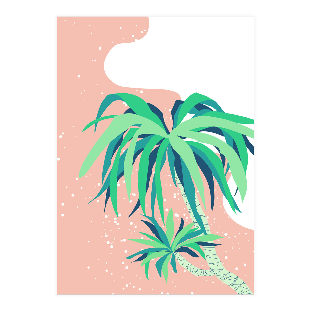 coconut tree (Print Only)