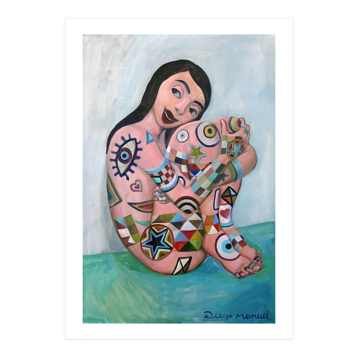 Chica Tatuada 2 B (Print Only)