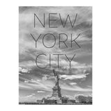 NYC Statue of Liberty | Text & Skyline (Print Only) thumbnail