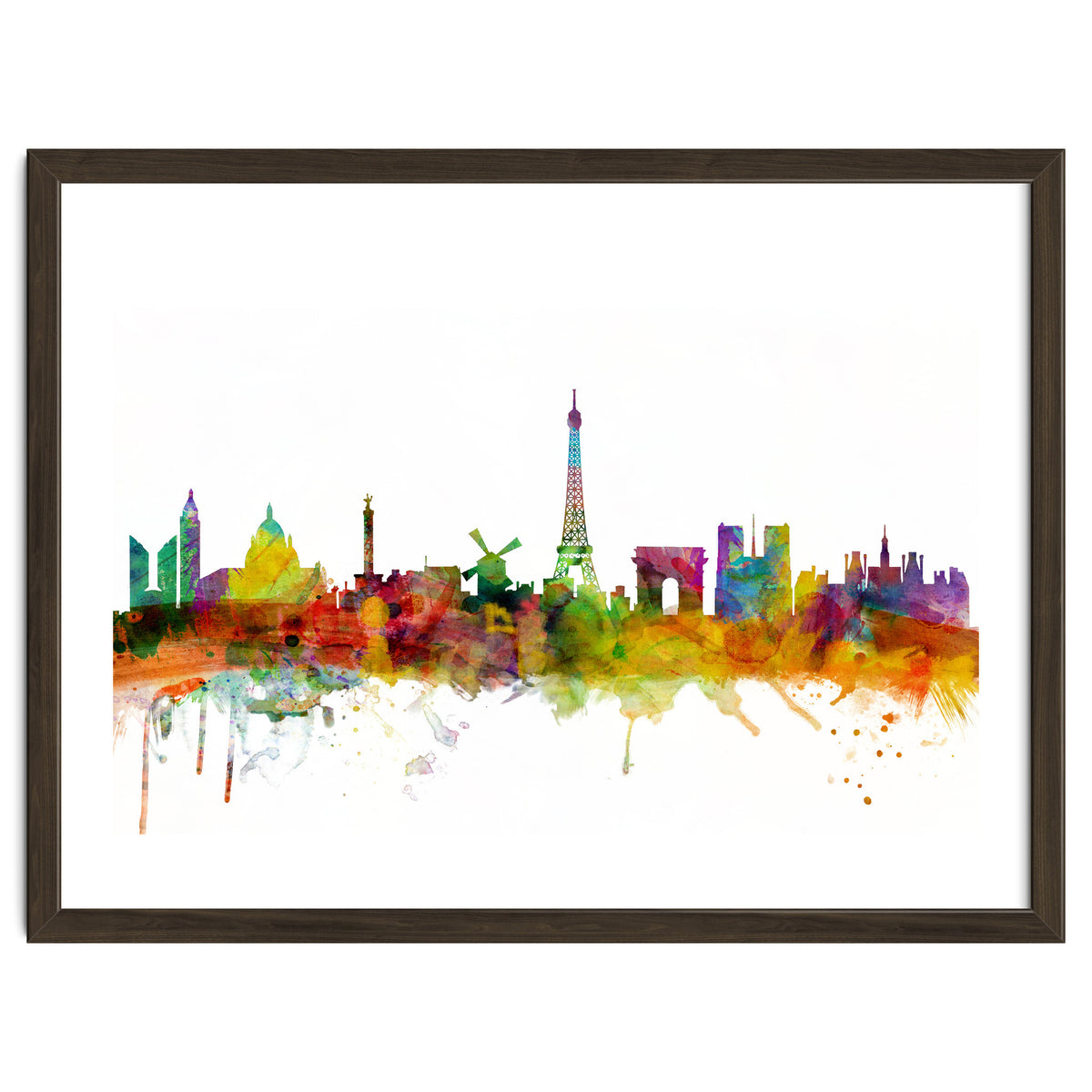 Paris France Skyline