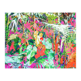 Find Me Where The Tropical Things Are | Jungle Botanical Palm Colorful Painting (Print Only) thumbnail