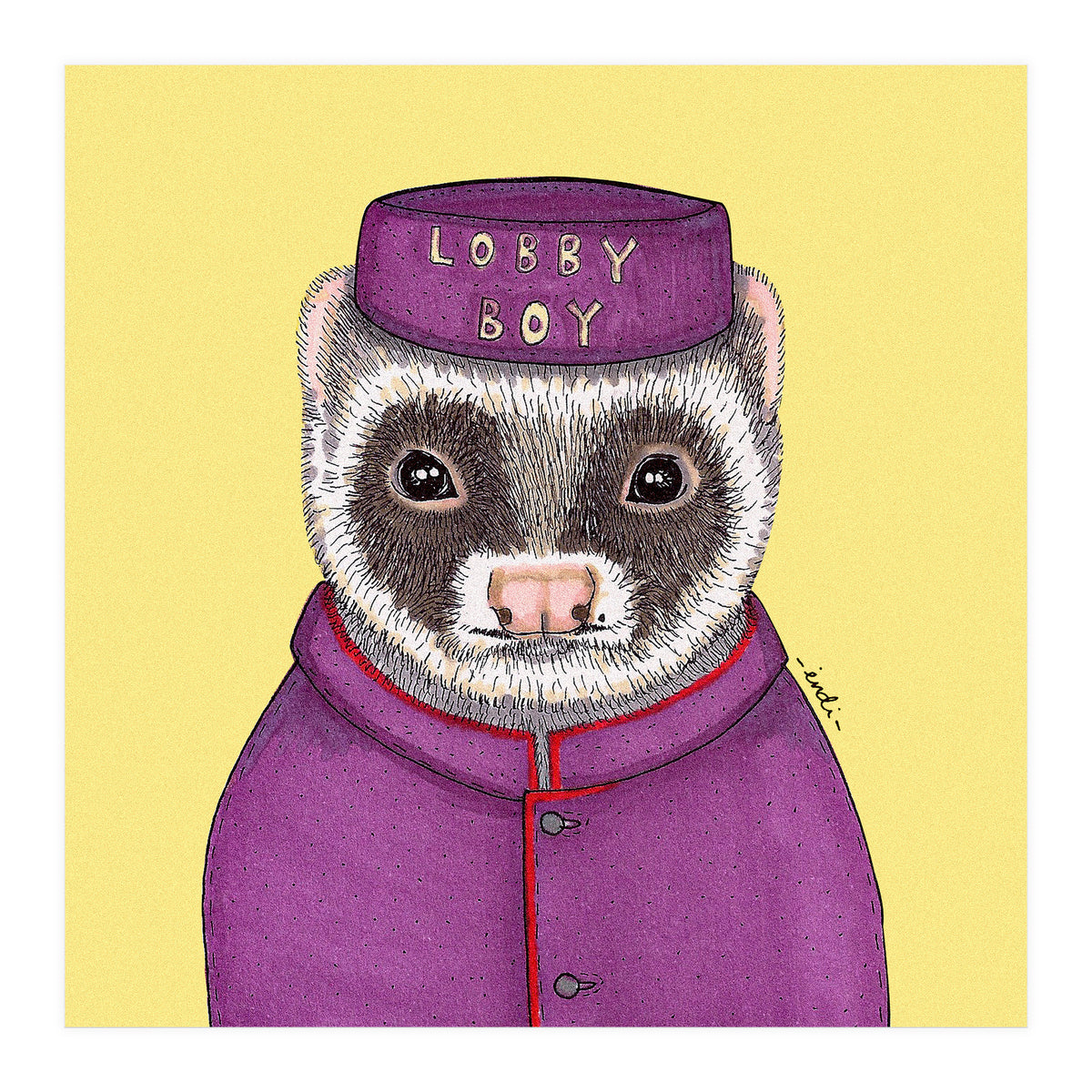 Lobby Boy (Print Only)