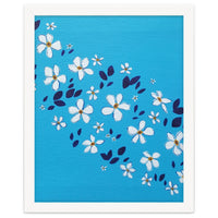 Flowers On Blue