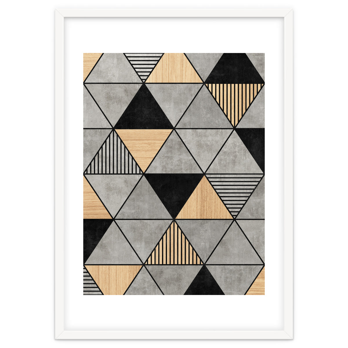 Concrete and Wood Triangles 2