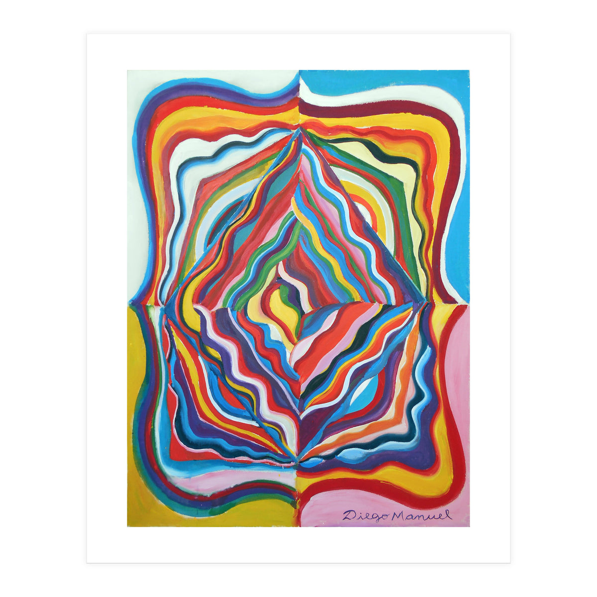 Graffiti Con Rombo (Print Only)