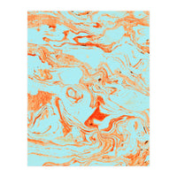 Flamingo + Sea Marble (Print Only)