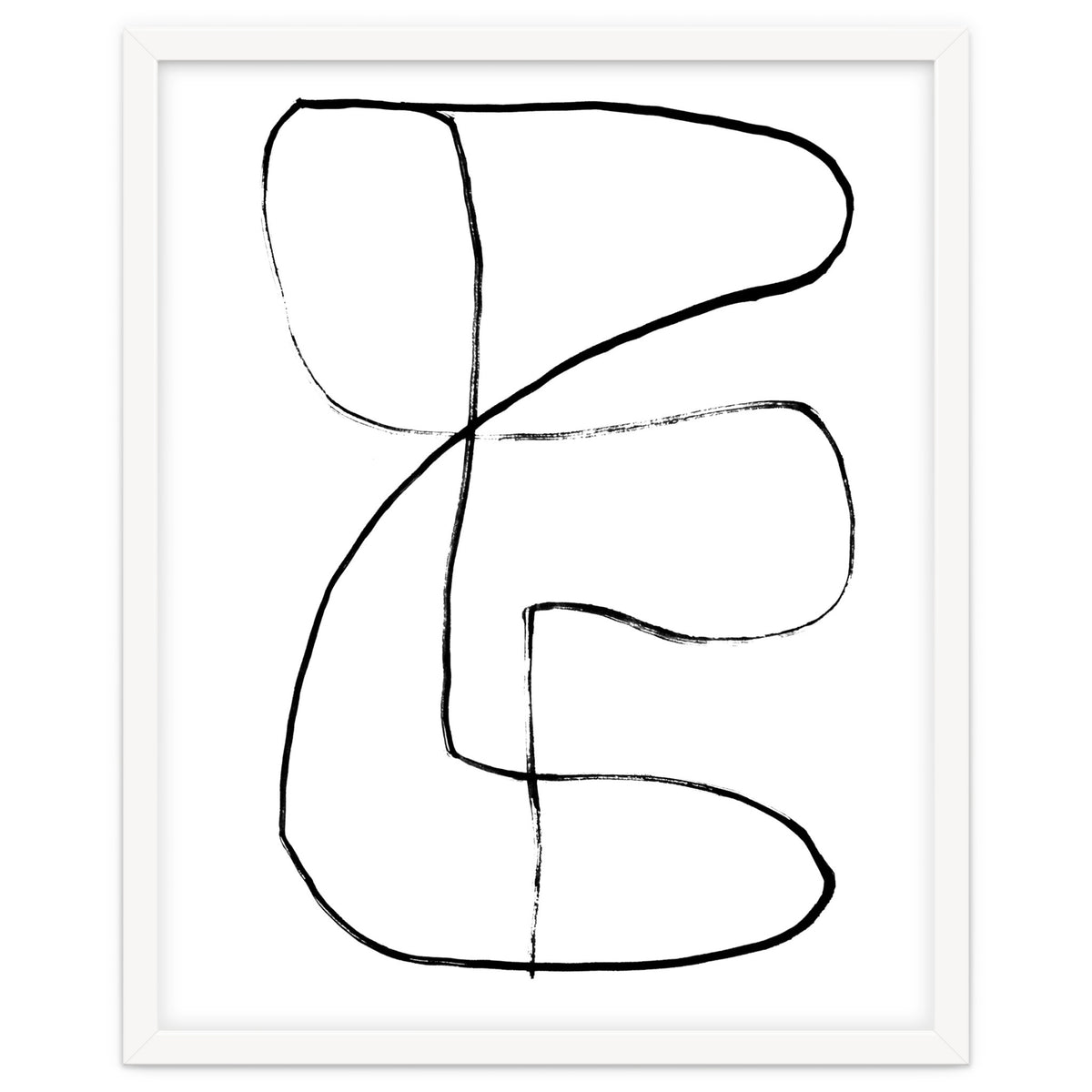 Mid-Century Line Art Print #1