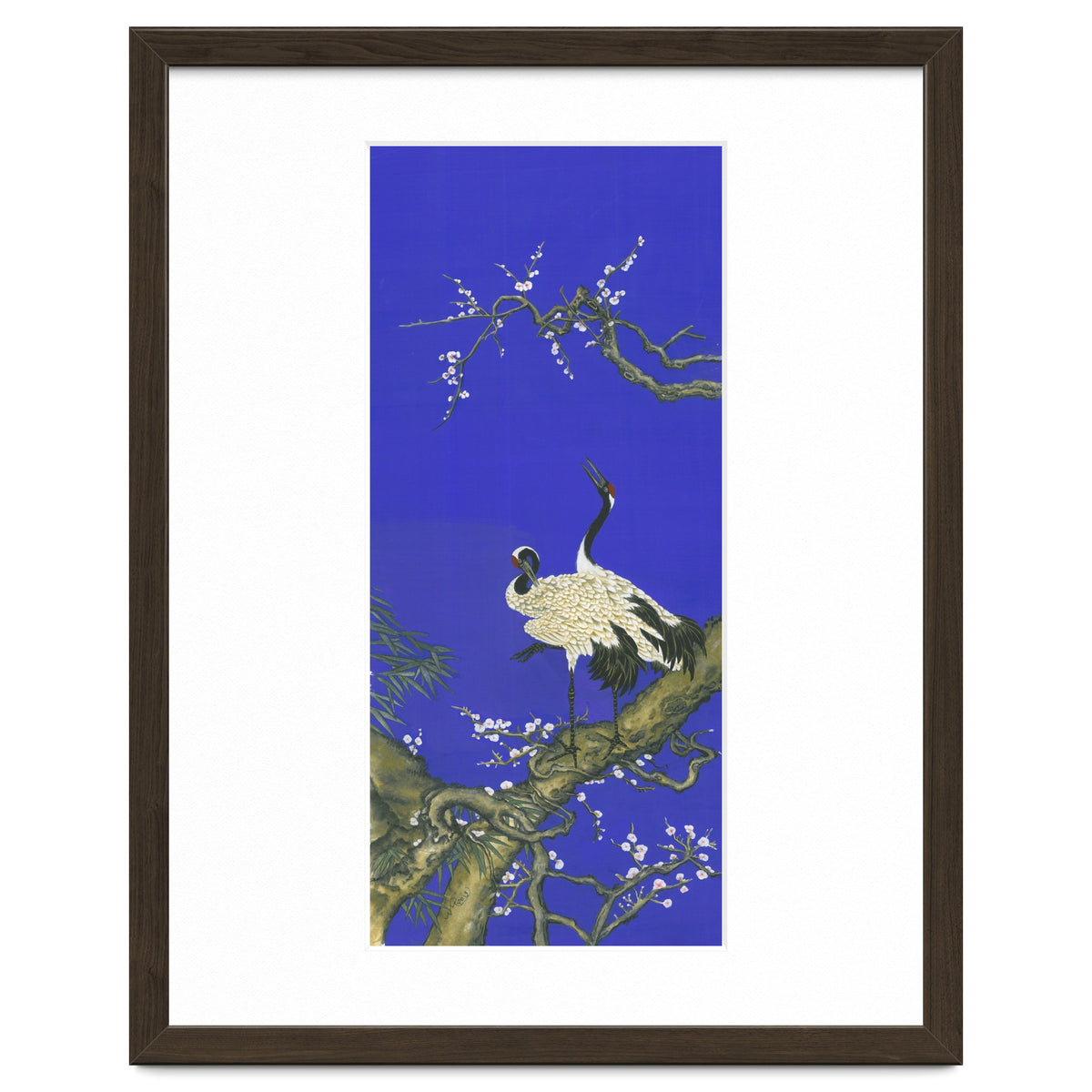 Cranes & Peach Blossom