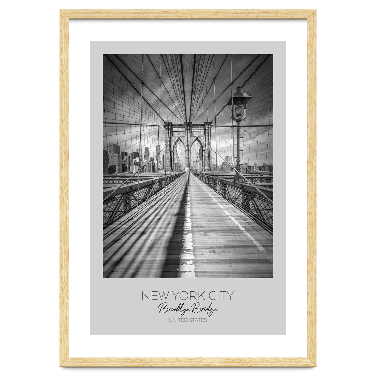 In focus: NEW YORK CITY Brooklyn Bridge