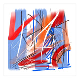 blue and red strokes (Print Only) thumbnail