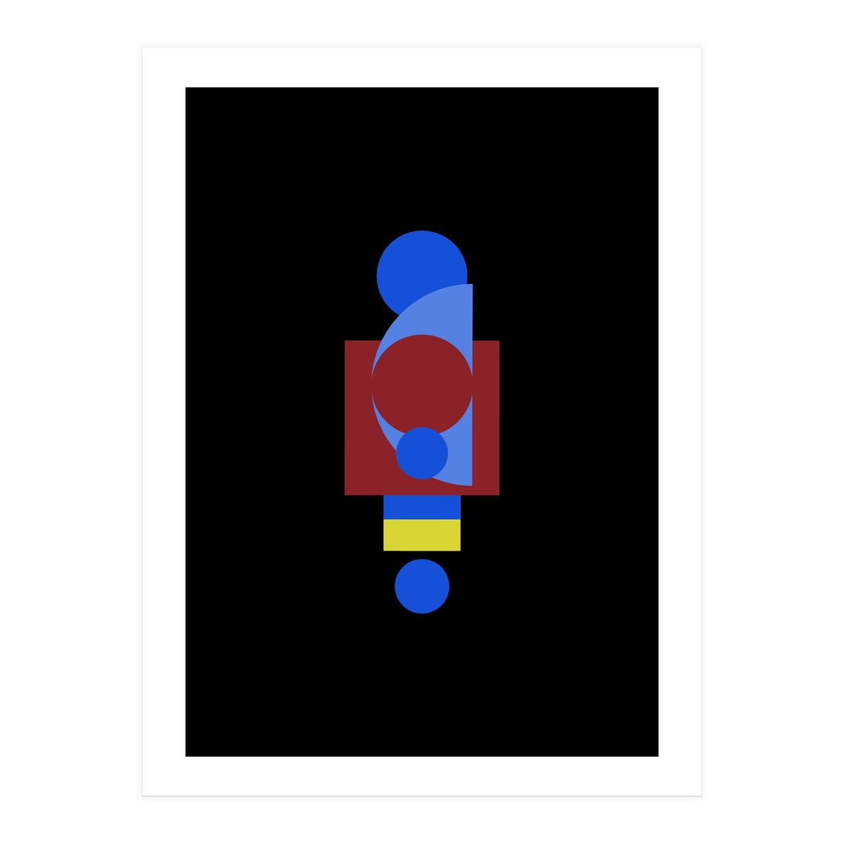 Man | abstract modern (Print Only)