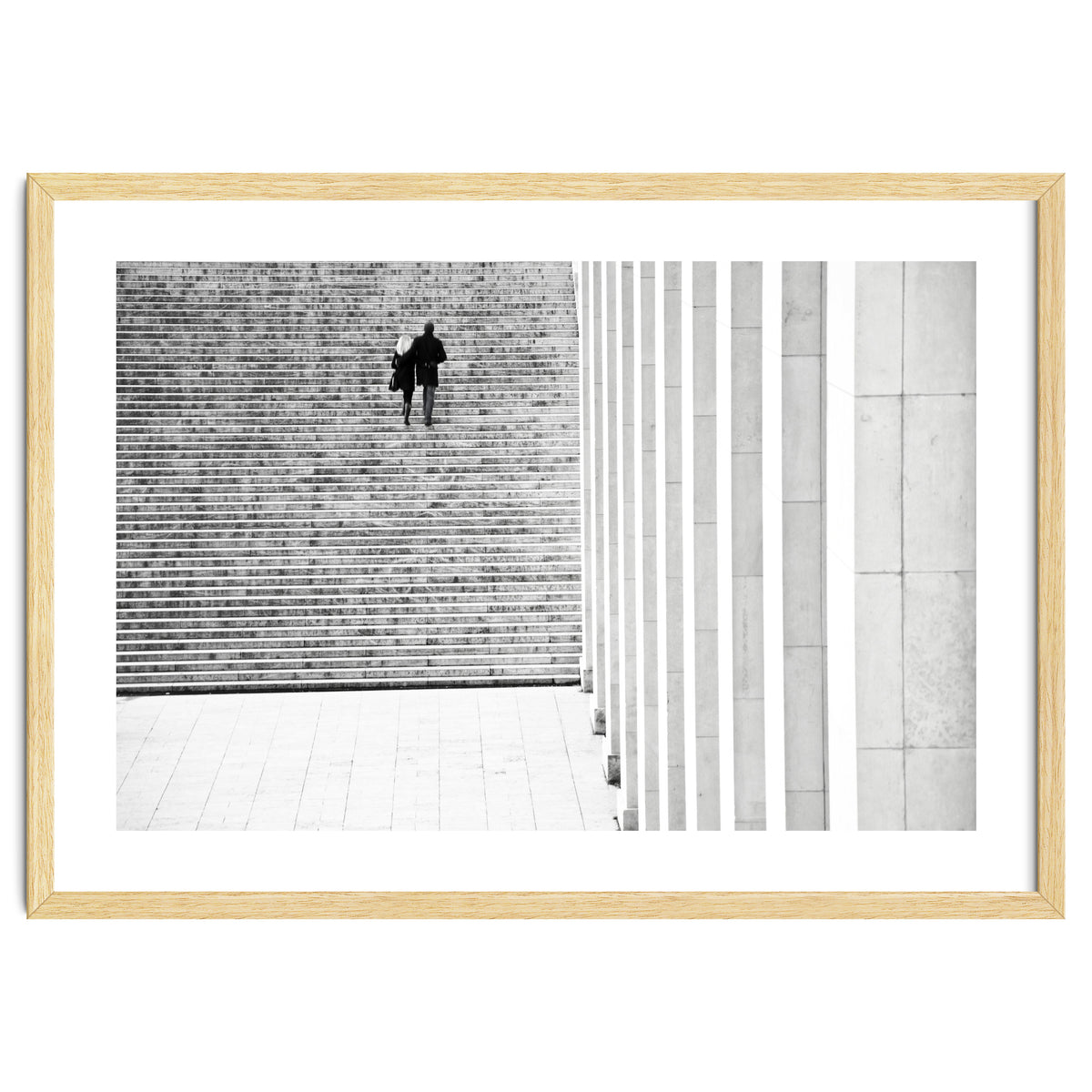 Couple On Stairs, Paris