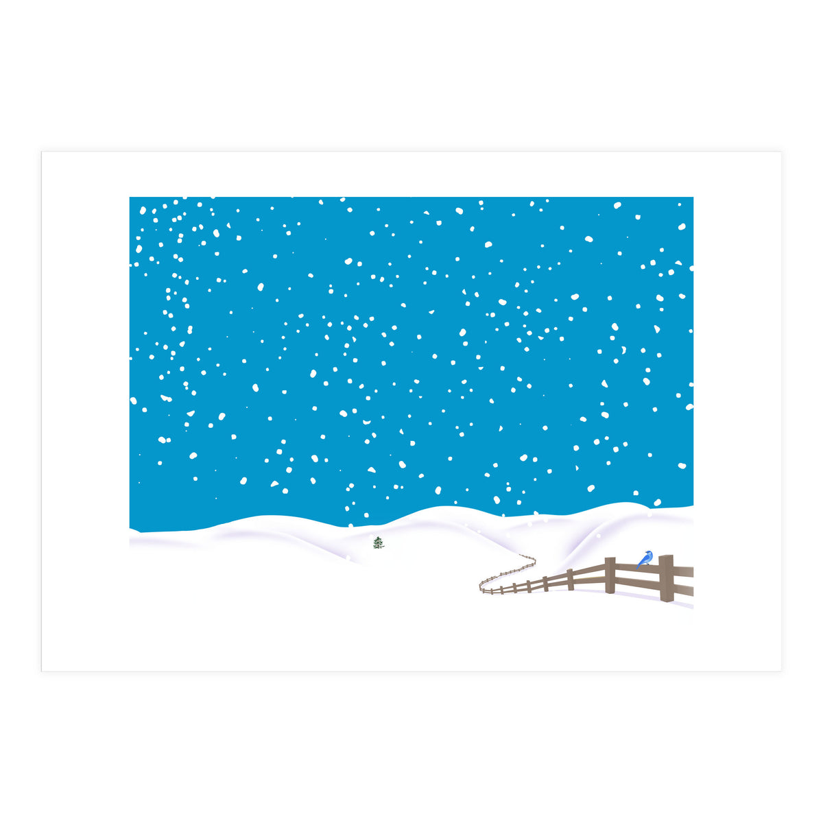 Country Snow (Print Only)