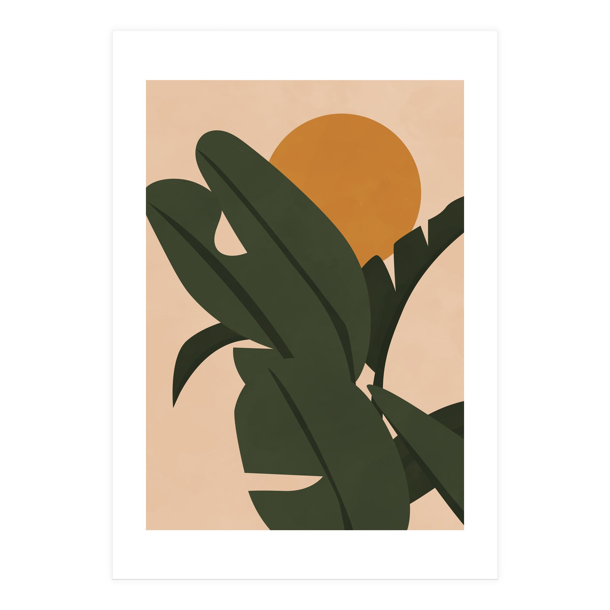 Banana Leaves Boho Style (Print Only)