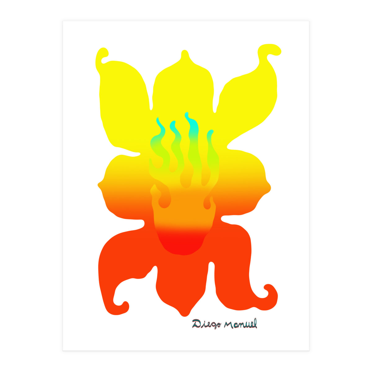 Fuego 109 Copia (Print Only)