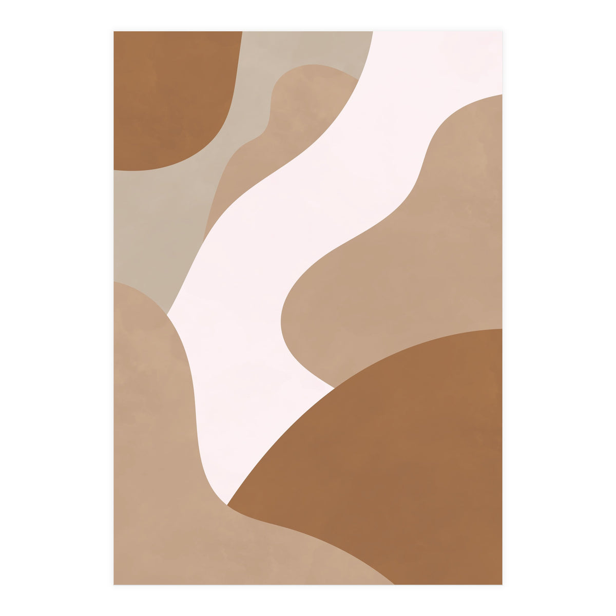 Abstract Boho Organic Shapes (Print Only)