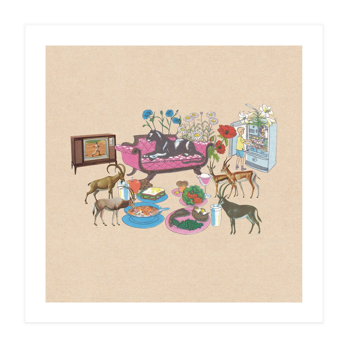 Black Panther And Friends (Print Only)