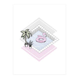 Flamingo's Paradise (Print Only) thumbnail