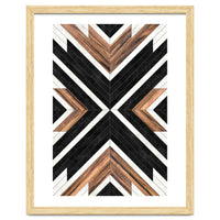 Urban Tribal Pattern No.1 - Concrete and Wood