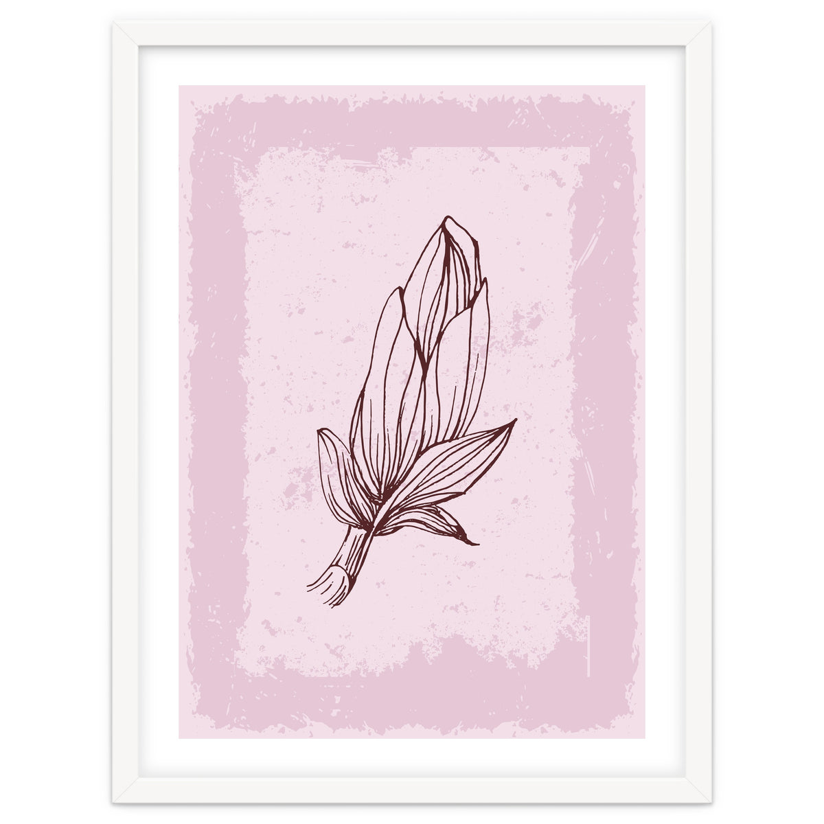 Magnolia Simple Minimal Boho - Botanical Leaves