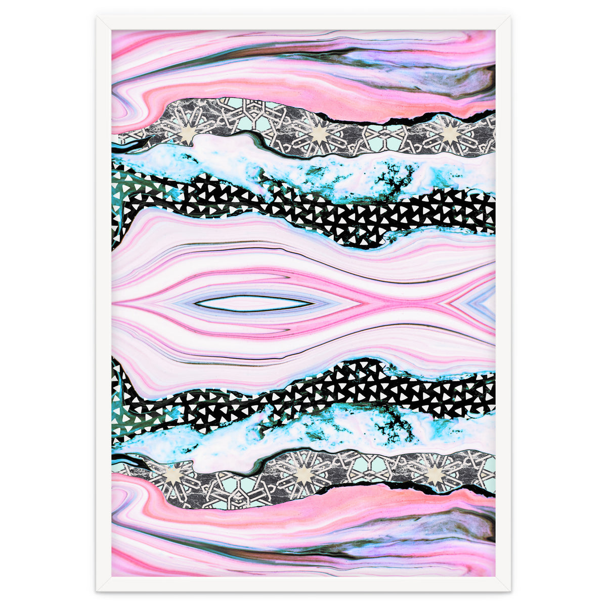 Abstract shapes of marble and patterns