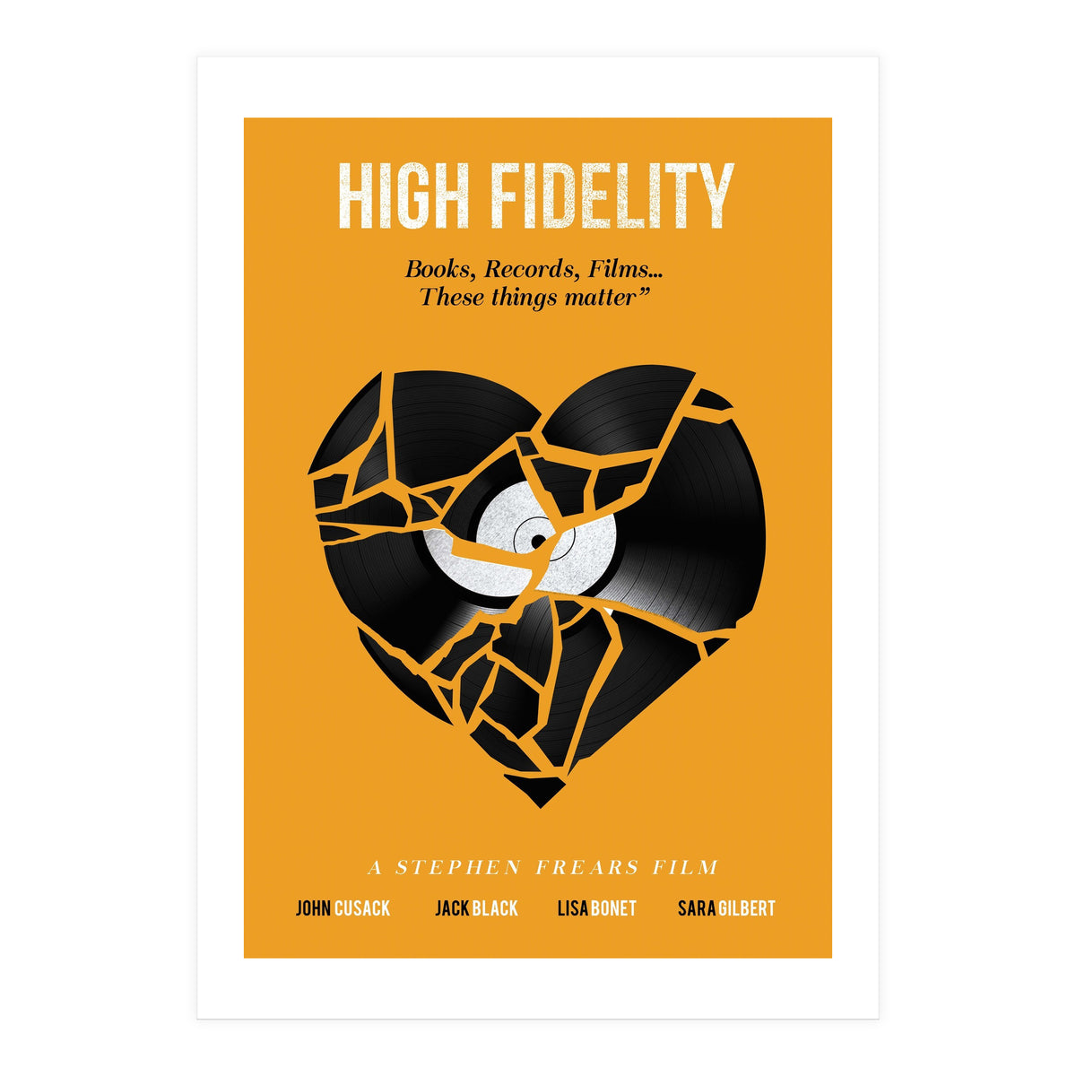 High Fidelity movie poster (Print Only)
