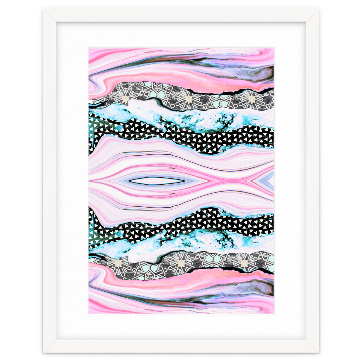 Abstract shapes of marble and patterns